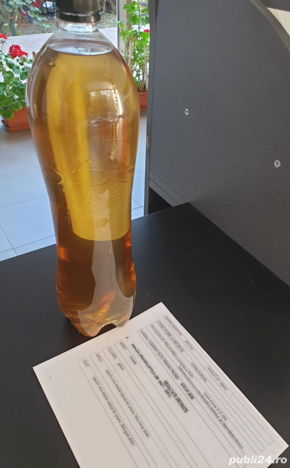 Tuica naturala de pruna (produsa in jud. Olt, cu buletin de analiza)