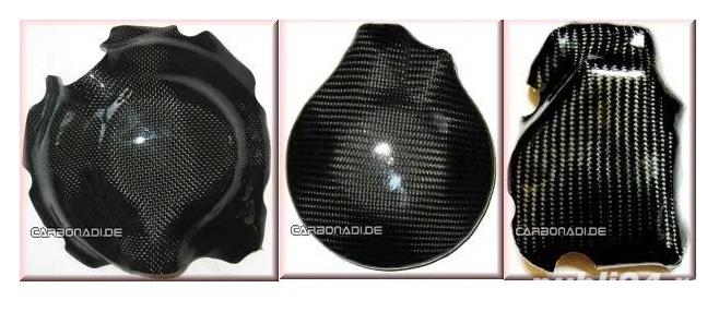 Yamaha R6 1999-2002 set 3 piese protectii motor carbon kevlar
