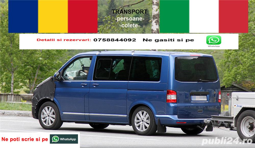 Transport ROMANIA - ITALIA tur retur