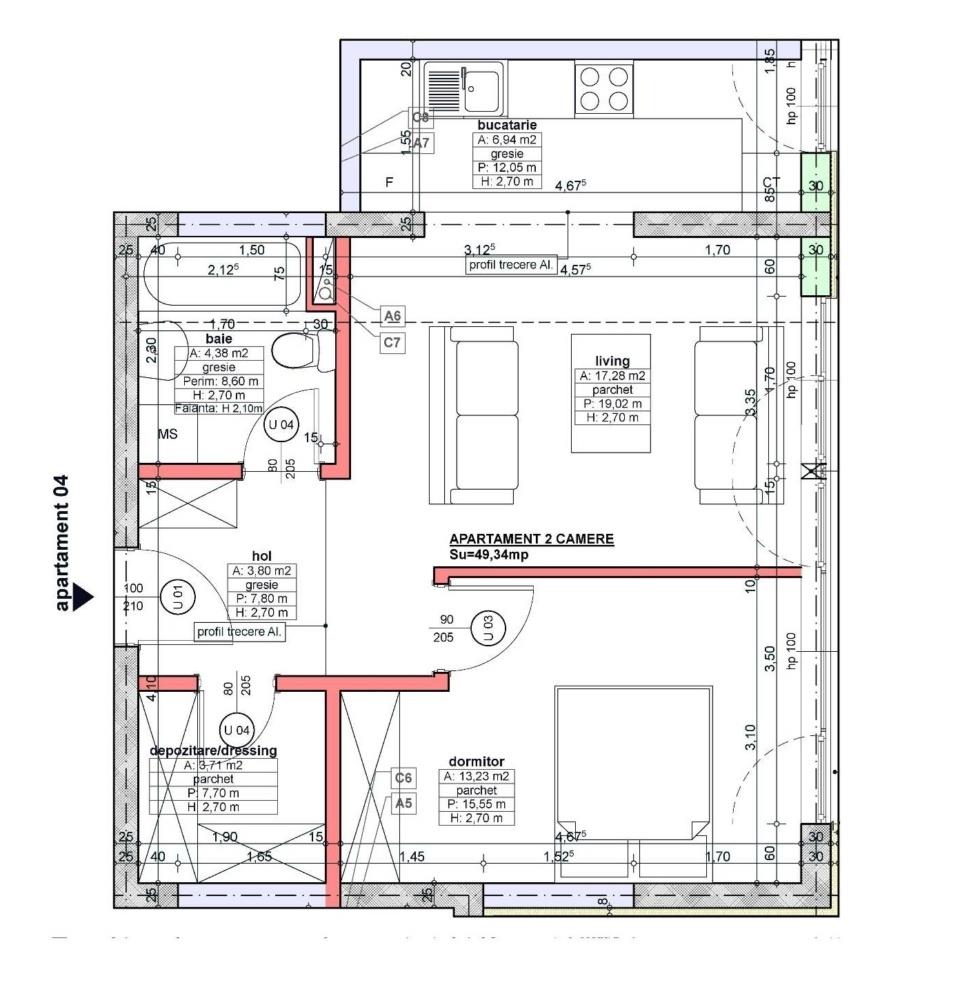 Releveu / relevee apartament, casa, Certificat energetic