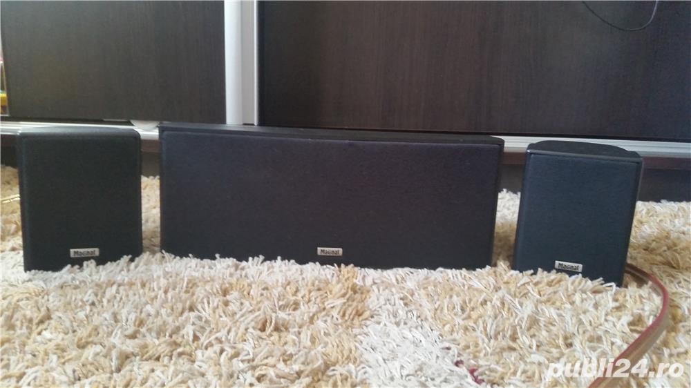 2 sateliti plus centru Magnat Integra , grele , sunet f bun 