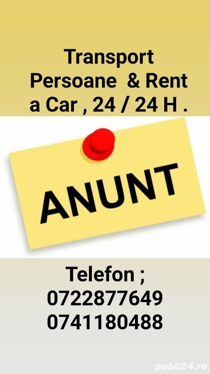 Transport Persoane & Rent a Car  în Regim Privat 24/24 H Galați. 