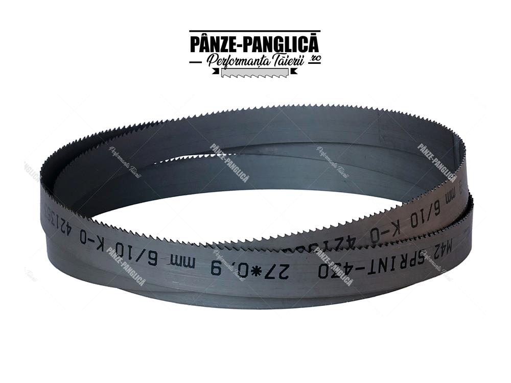 Panza fierastrau cu banda bimetal, 2850x27x6/10 SPRINT, panglica/banzic