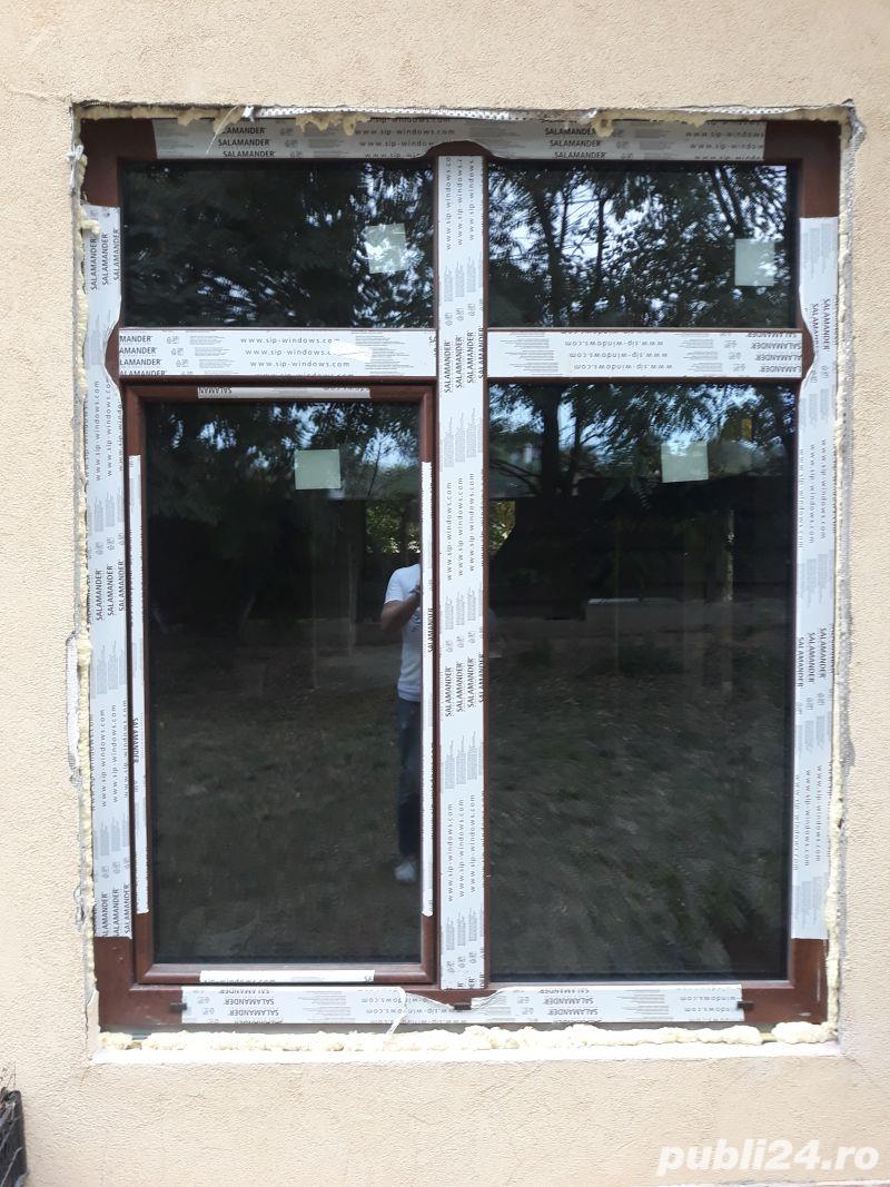 Tâmplărie PVC cu geam termopan - marca REHAU !