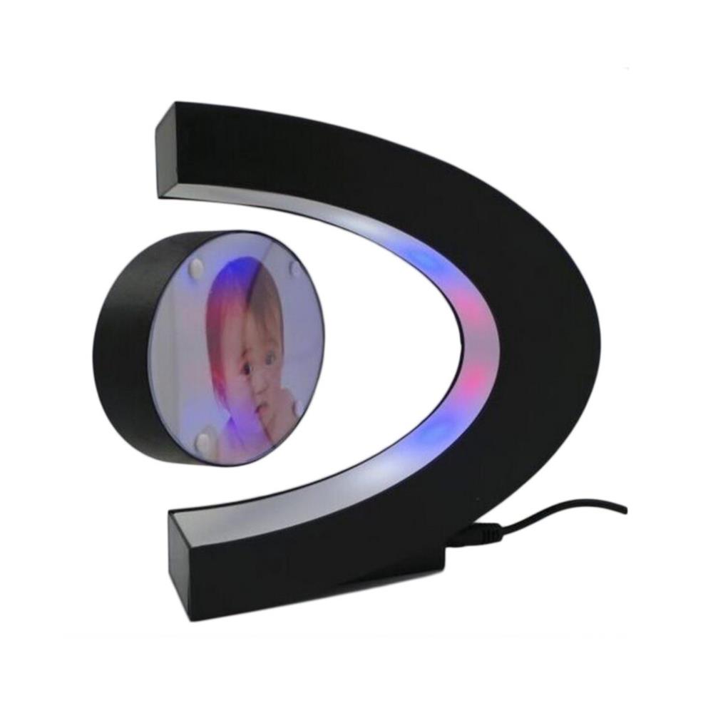  Rama foto plutitoare levitanta ce leviteaza in semiluna veioza cu LED +CADOU! 