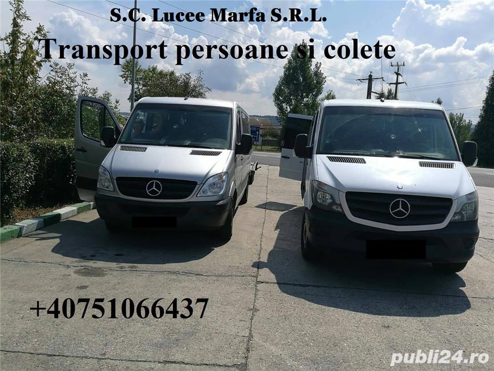 Transport persoane si colete Romania - Belgia si retur