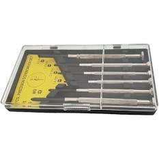 Trusa cu 6 surubelnite mici de precizie, termorezistente cu maner cromat.Produs nou.