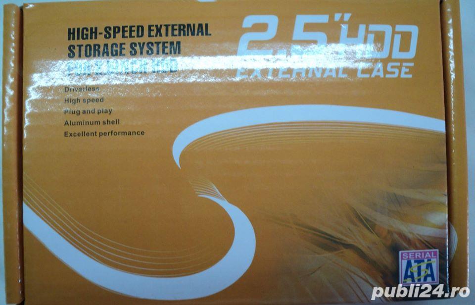 Adaptor HDD Caddy HDD/SSD Extern 2,5" USB Metalic NOU