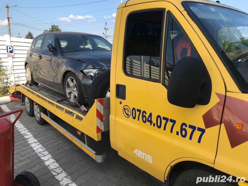 Tractari auto platforma NON STOP