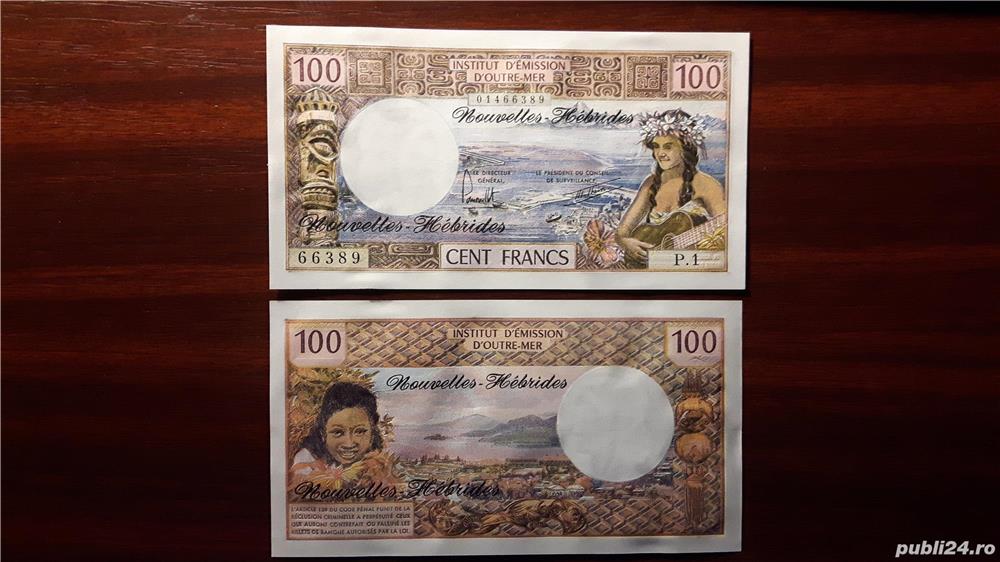 Colectionar vand bancnote din Insulele Noile Hebride