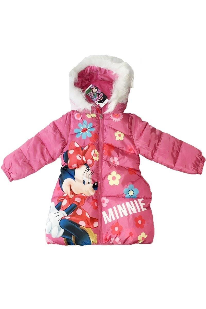 Geaca de iarna roz Minnie Mouse Flowers Geaca de iarna roz Minnie Mouse Flowers