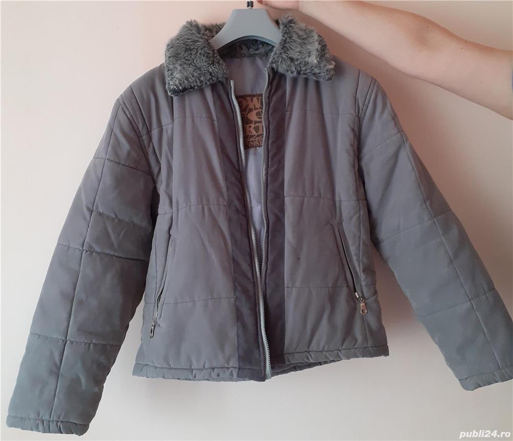 Geaca kaki matlasata