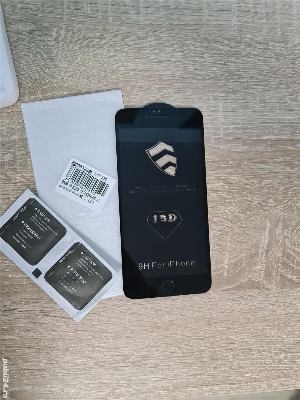 Folie din sticla securizata iPhone 6 Plus/ folie protectie