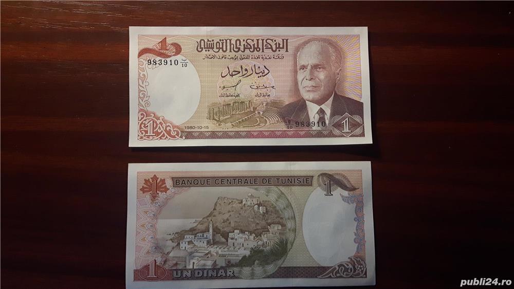 Colectionar, vand bancnote din tunisia