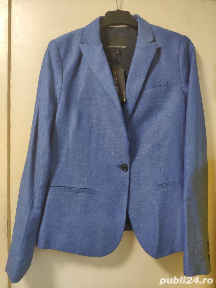 Sacou Banana Republic din in si vascoza masura 4 US