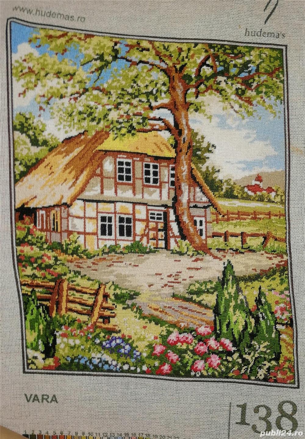 Vara, 20 x 25 cm suprafață cusută, neînrămat  