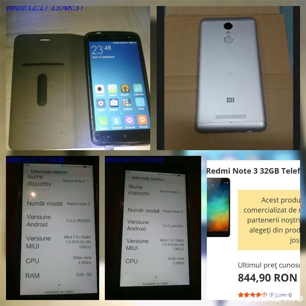 Telefon Xiaomi Redmi Note 3 32GB 3GB RAM dual SIM Octa-Core 4050mAh Telefon Xiaomi Redmi Note 3 32GB 3GB RAM dual SIM Octa-Core 4050mAh