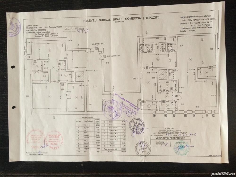 Spațiu Comercial Depozit Rampa Central Regina Maria