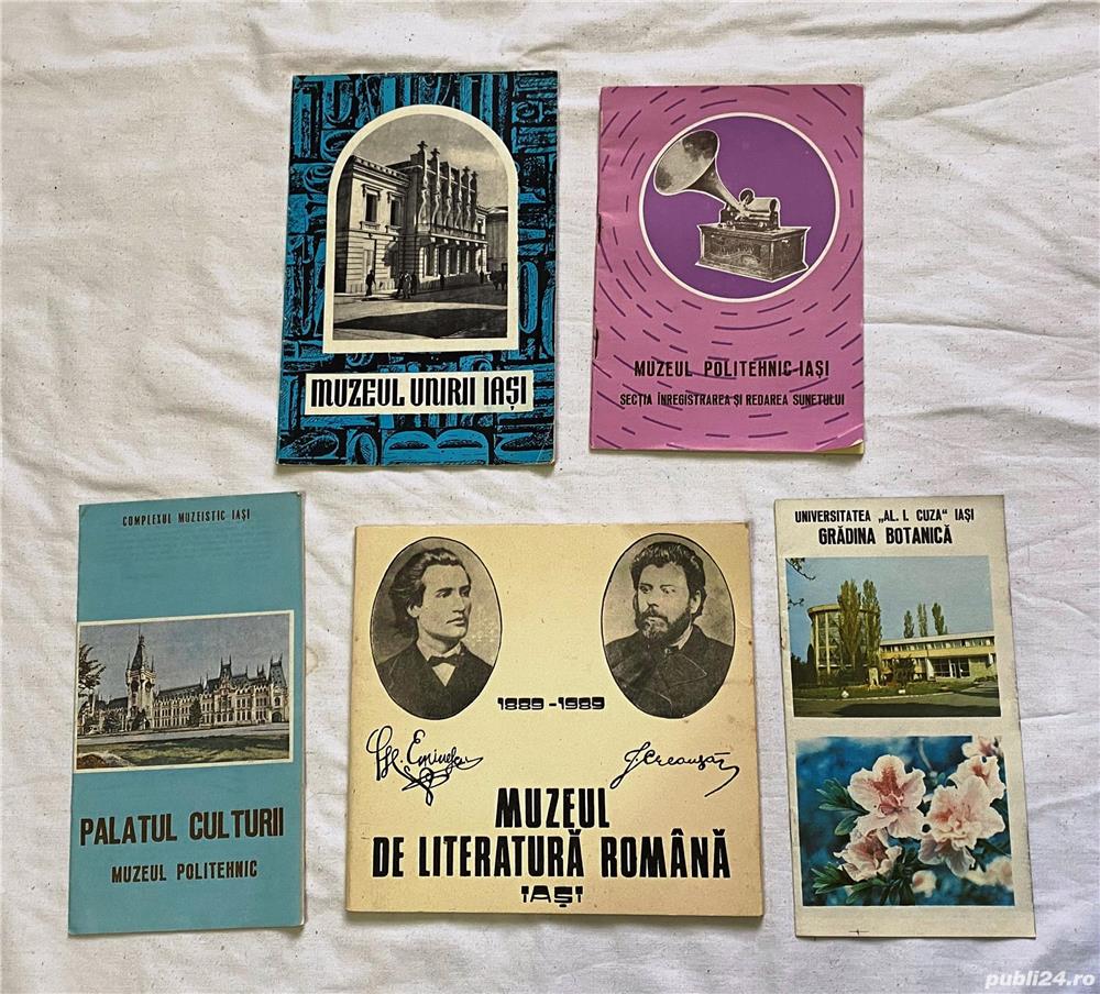 lot de 5 ghiduri turistice pentru orasul iasi