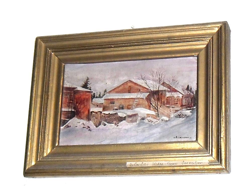 Pictură Grup forestier - Bokos Ioan Pictură Grup forestier - Bokos Ioan