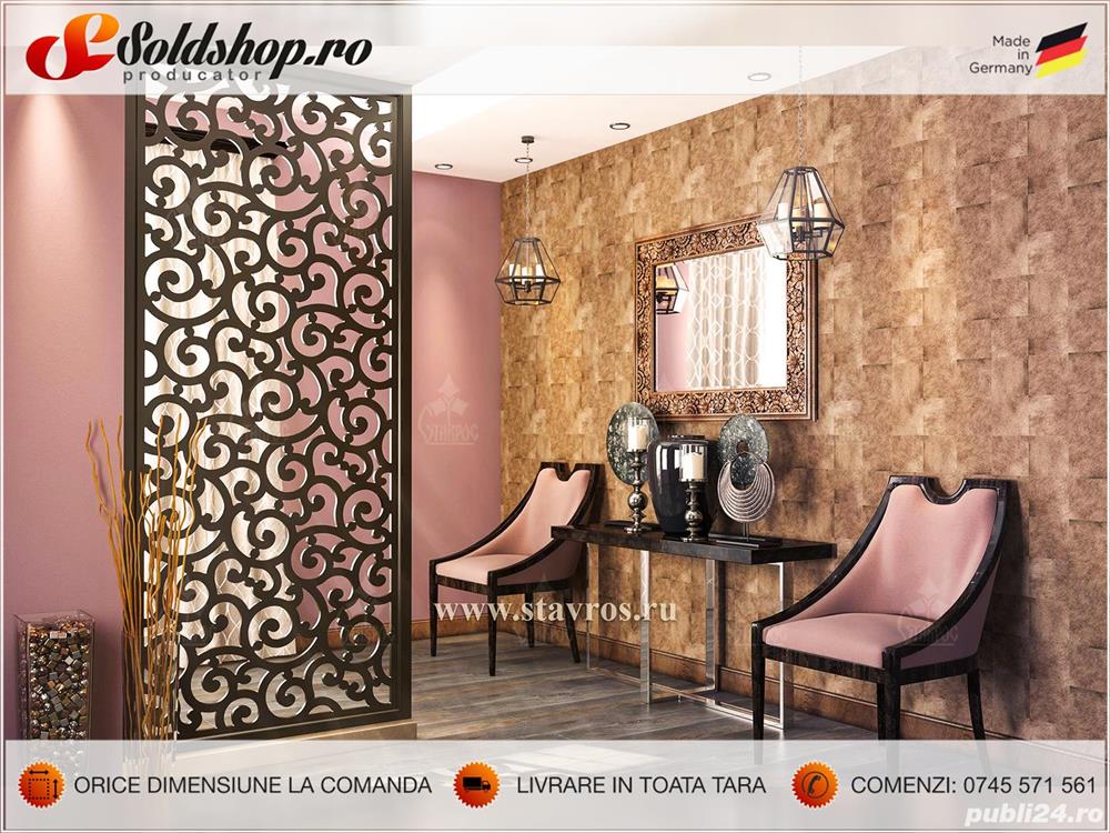 Panou decorativ mahon denumire PE-L107 CALIBRA 