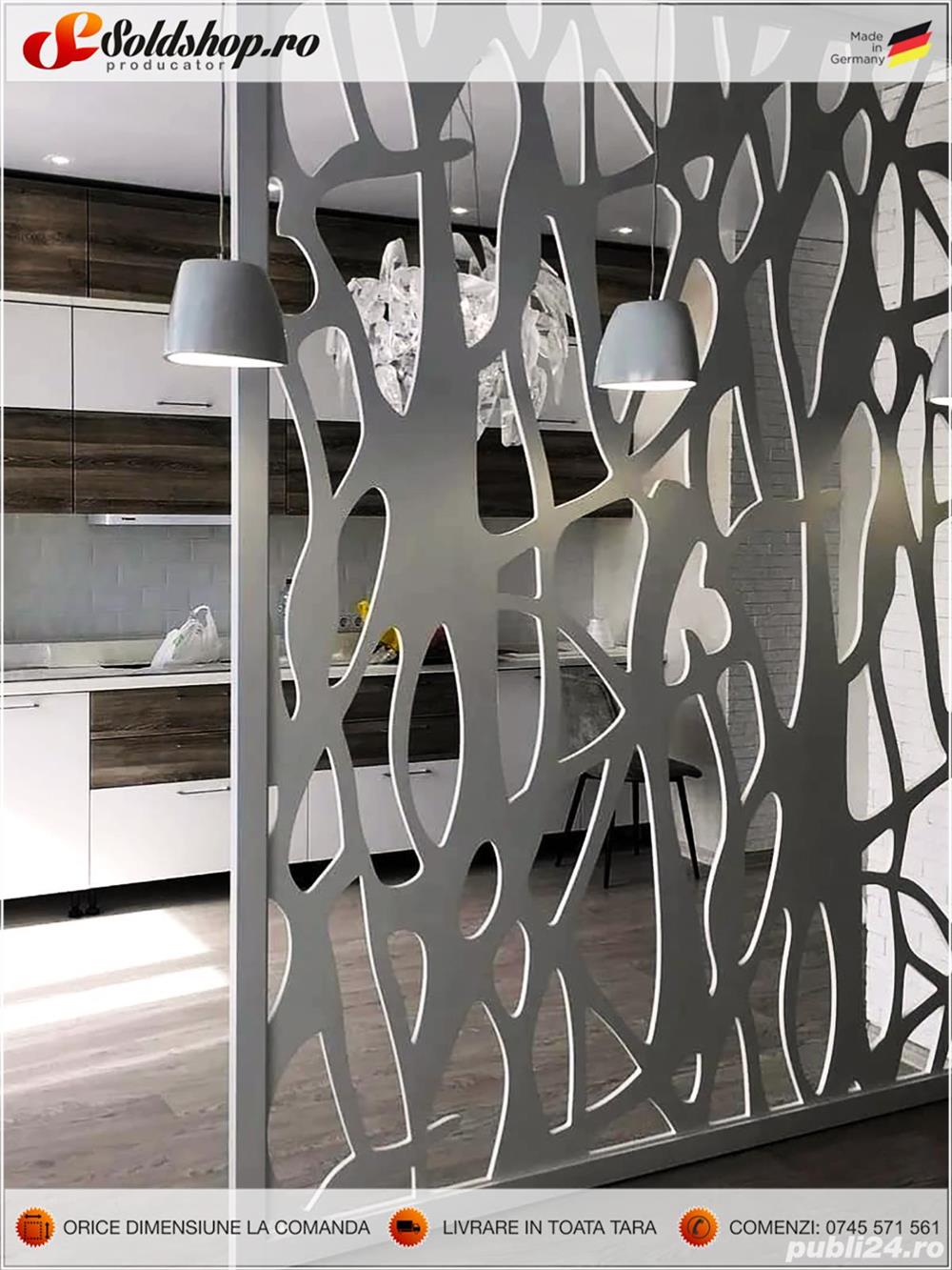 Perete decorativ gri  denumire PE-L124 PANAMA 