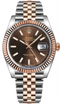 Rolex Datejust 41 Rose Gold/Steel Chocolate ! ! Calitate Premium ! Rolex Datejust 41 Rose Gold/Steel Chocolate ! ! Calitate Premium !