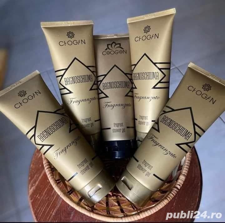 Gel de duș, Cremă de corp, Ulei de piele, Cristale lichide păr. Toate CU PARFUM  7,50  