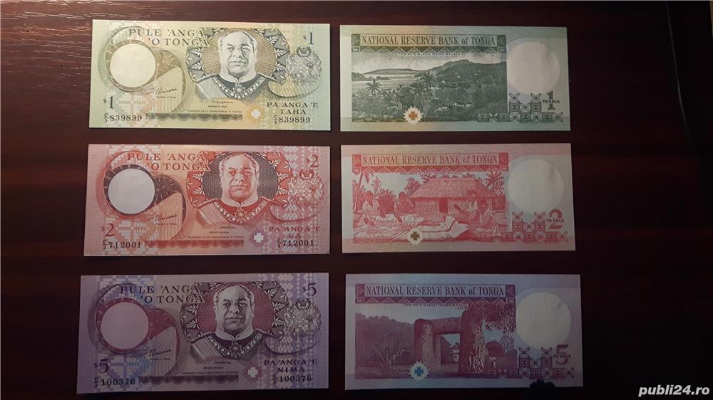 colectionar, vand bancnote din Insulele Tonga