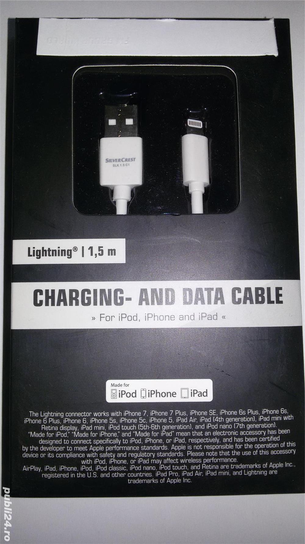  Cablu incarcare si date iPhone,