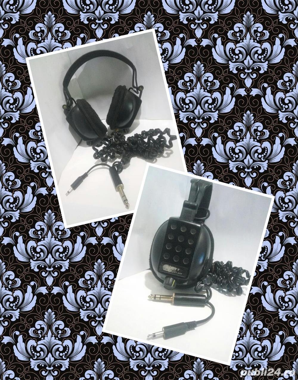 Casti dinamice rare originale vintage Casti dinamice rare originale vintage