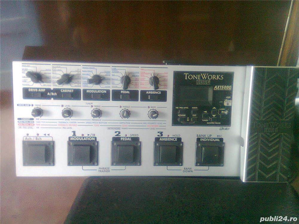 pedala multi efect korg1500axg 