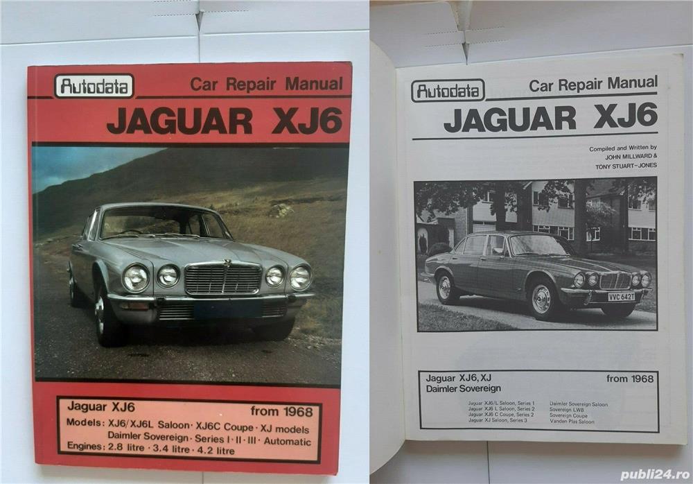 Haynes: Jaguar XJ6, XJ12, Sovereign, 240 & 340, anii 1955-2011, manuale reparatii auto, restaurare