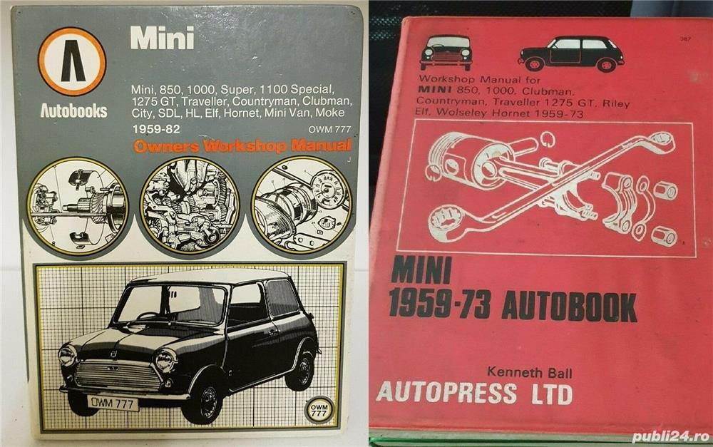Manuale reparatii auto Mini anii 1959-2013 Autobooks & Haynes