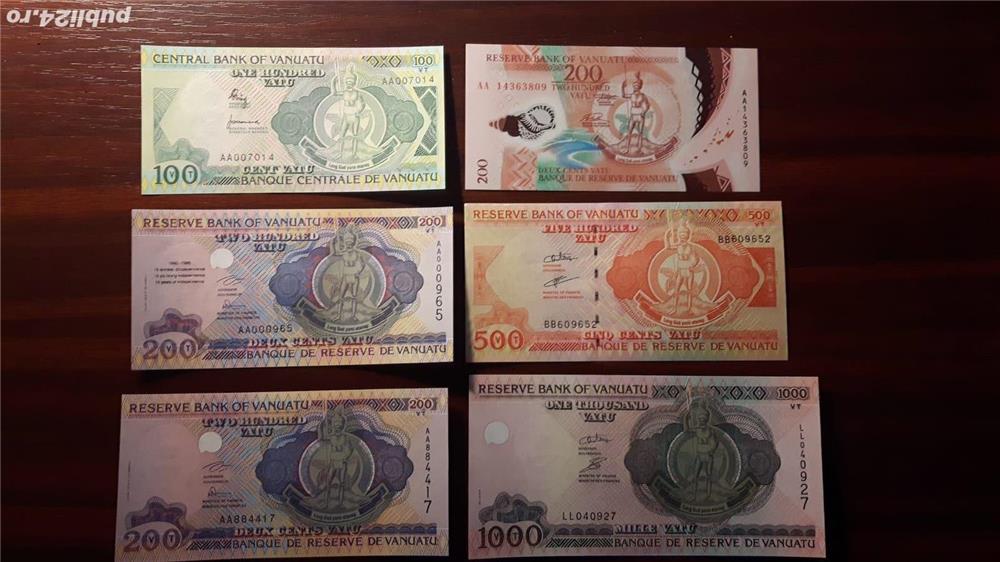 Colectionar, vand bancnote din Insulele Vanuatu
