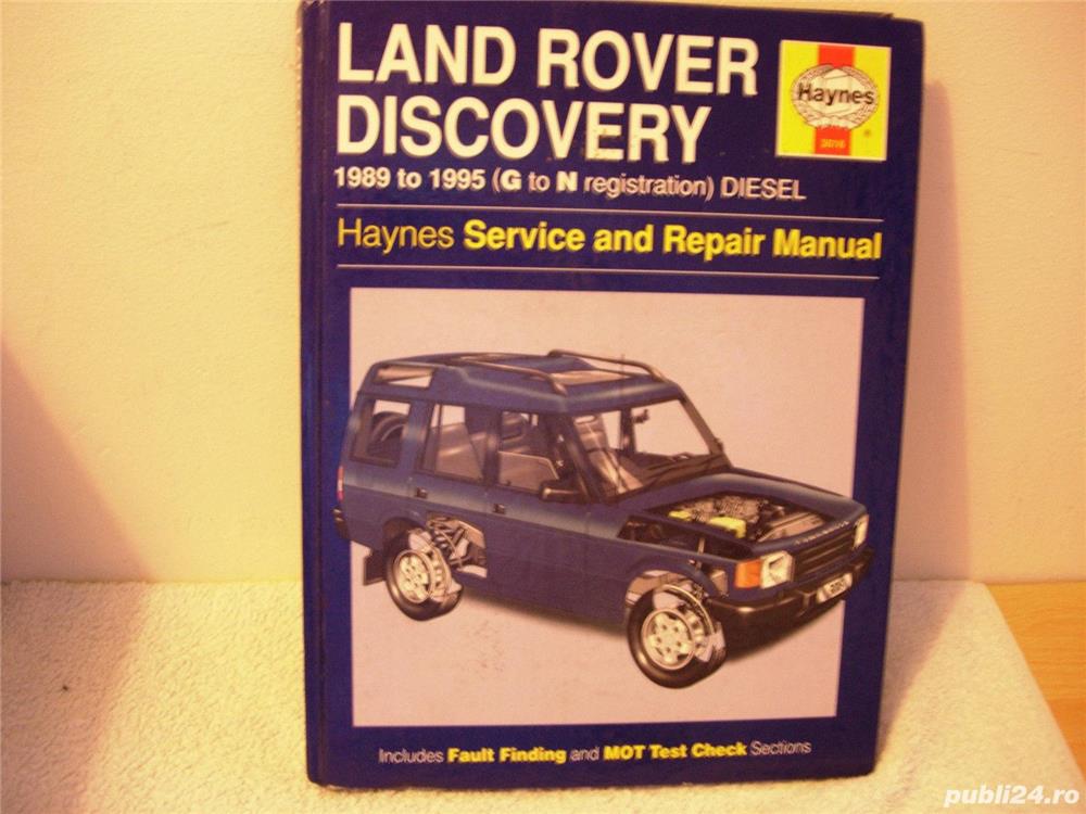 Haynes Land Rover 90, 110, Defender, Range Rover, Discovery, anii 1958-2009, manuale reparatii auto