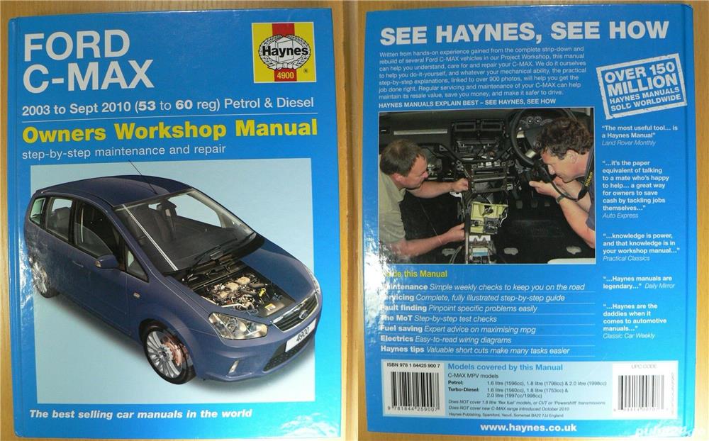 Haynes: Ford C-max 03-10, Fiesta 02-11, Fusion 02-12, manuale reparatii auto 