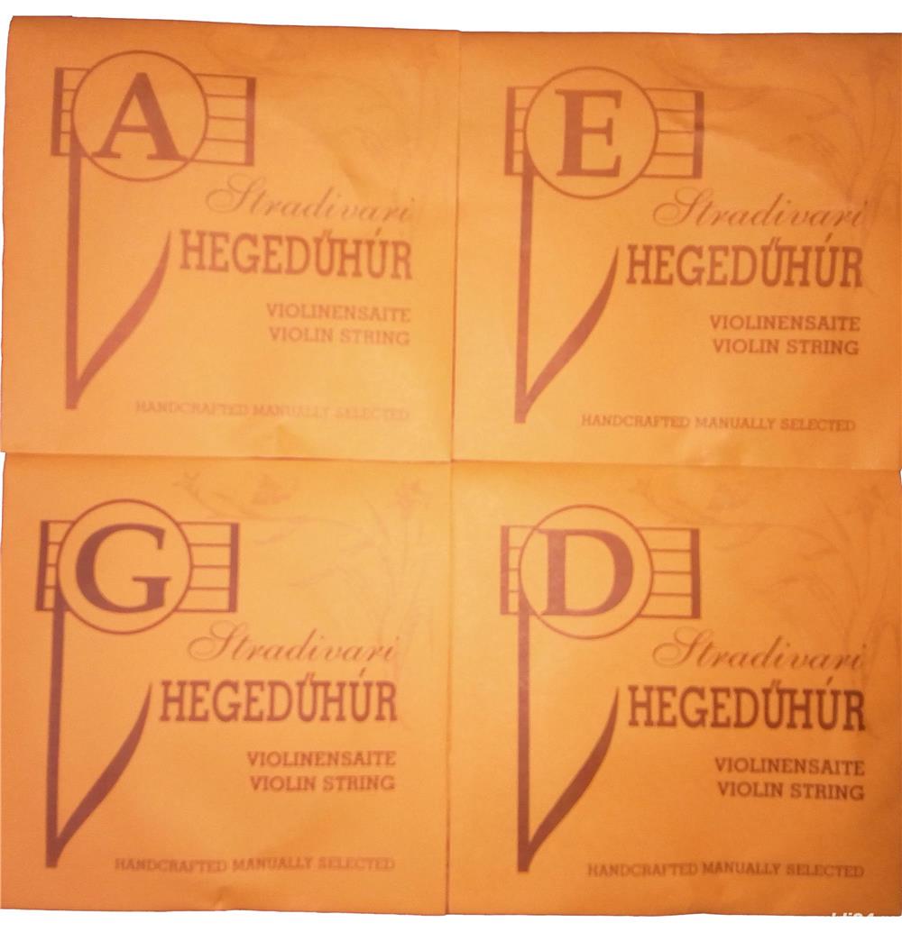 Stradivari set corzi vioara 4/4 , 3/4 , 1/2 , 1/4 hegeduhur Stradivari set corzi vioara 4/4 , 3/4 , 1/2 , 1/4 hegeduhur