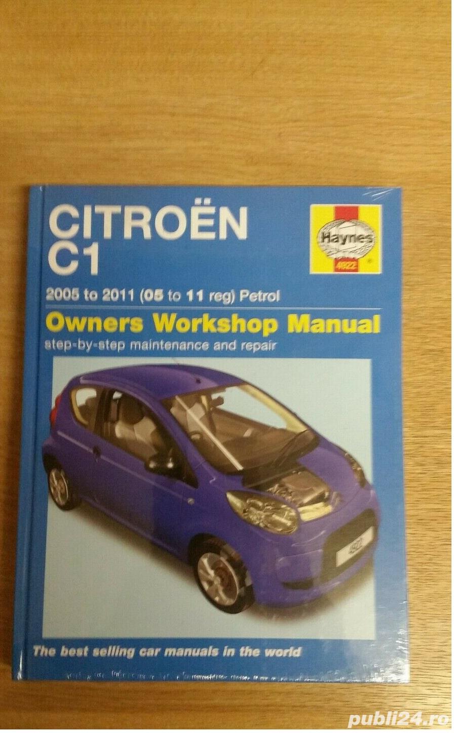 Haynes: Citroen C1, C3, C5, manuale reparatii auto, anii 2001-2011