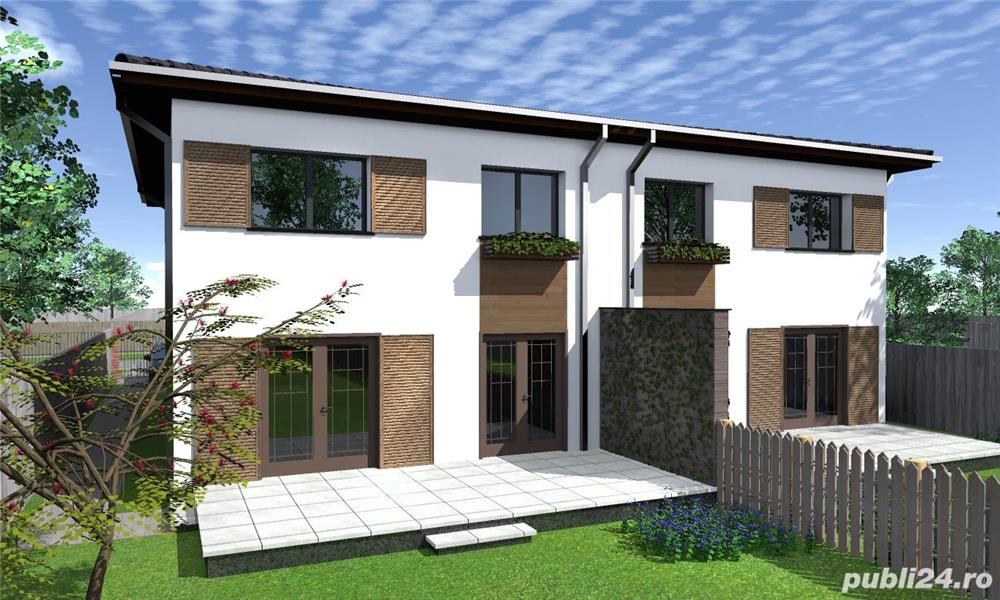Vand proiect de arhitectura si structura pentru o cladire tip Duplex.