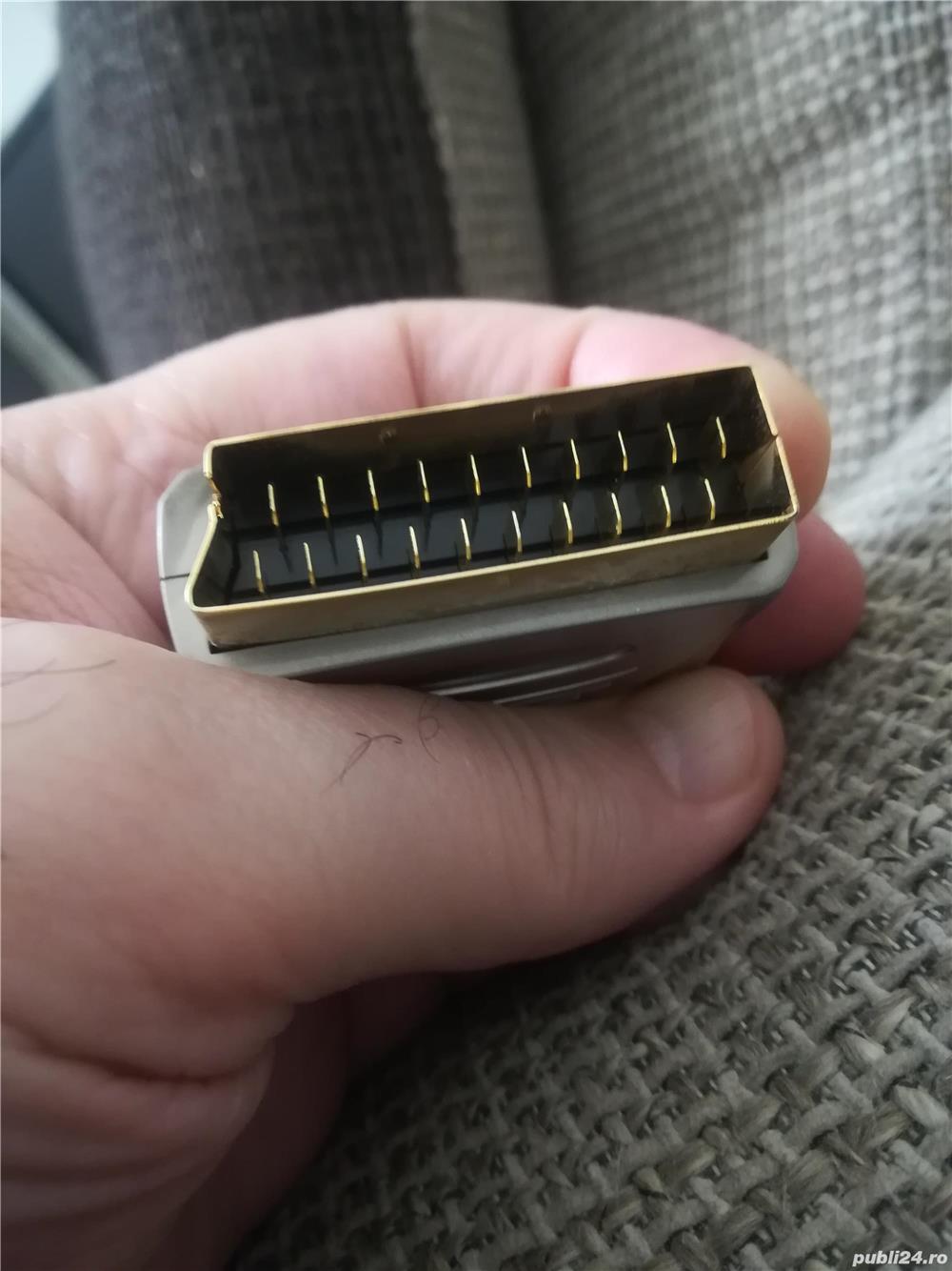 Cablu Euroscart  mufe aurite