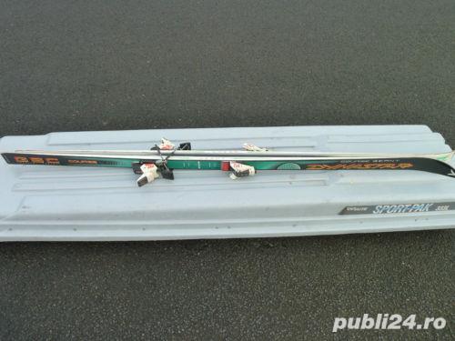 Cutie schi portbagaj auto Karrite Sport Pak Thule 333 L undite pescuit