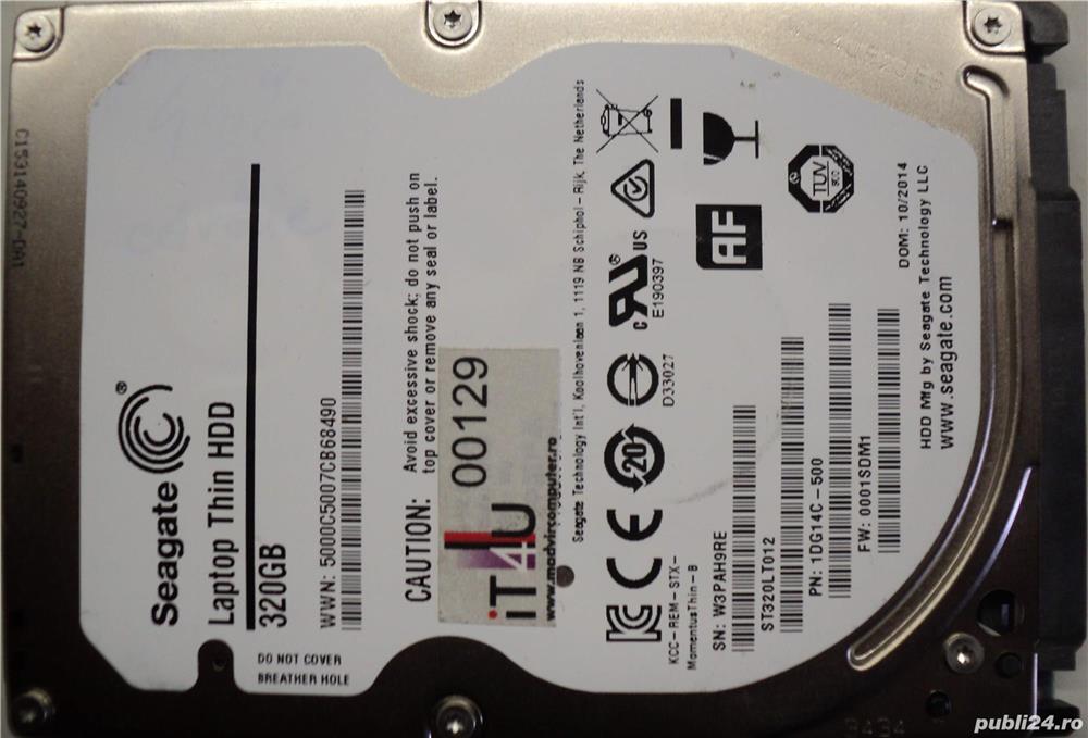 Hard Disk-HDD Sata 2,5" HDD-320 Gb Seagate ST320L012-1DG14C Refurbished (Reset Factory) Zero ore