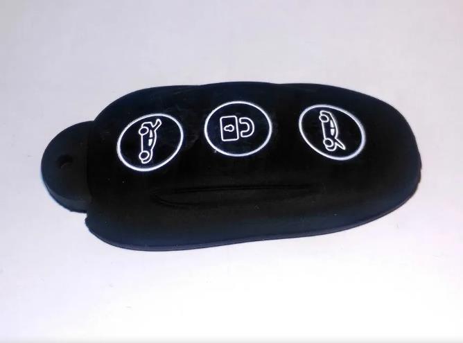 Husa de protectie silicon carcasa cheie auto Tesla Model S, 3 butoane