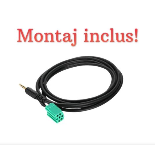 Cablu auxiliar aux in jack audio Renault Clio Megane Laguna radio auto