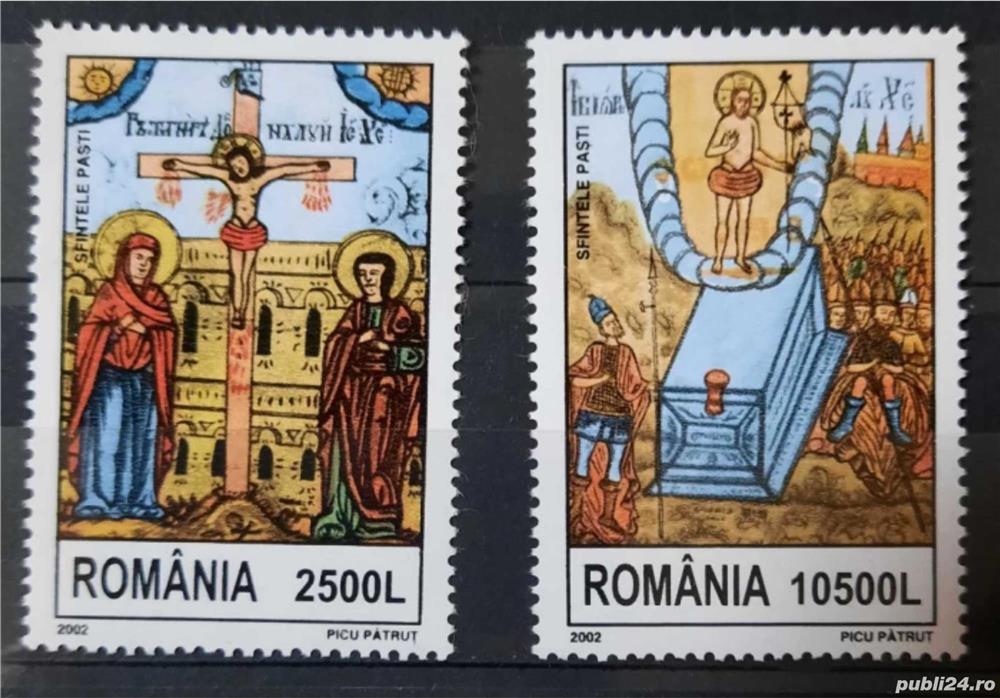 Timbre 2002 Sfintele Paști, MNH