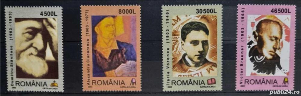 Timbre 2003 Personalități II, MNH