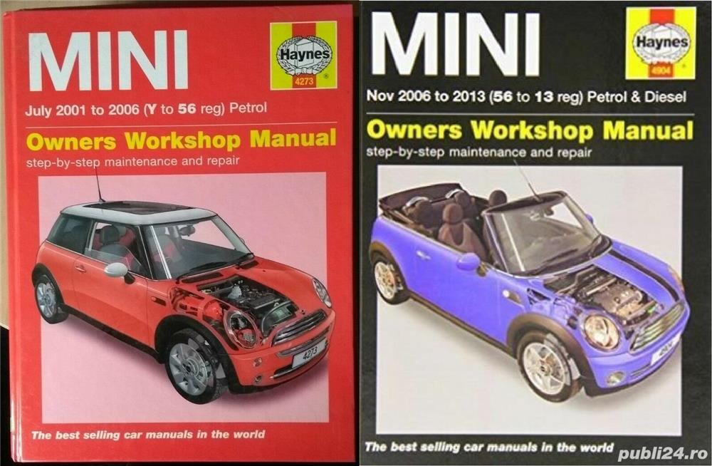 Manuale reparatii auto Mini anii 1959-2013 Autobooks & Haynes