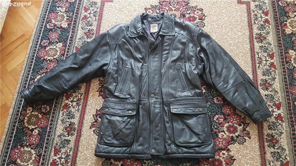 Haina de piele barbati