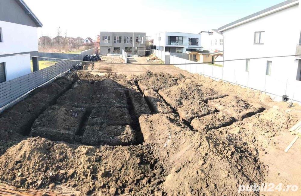 Lucrari(inchiriere)sapaturi fundatii,fose,bransamente,canalizari,drenaje,bobcat,iveco basculabil